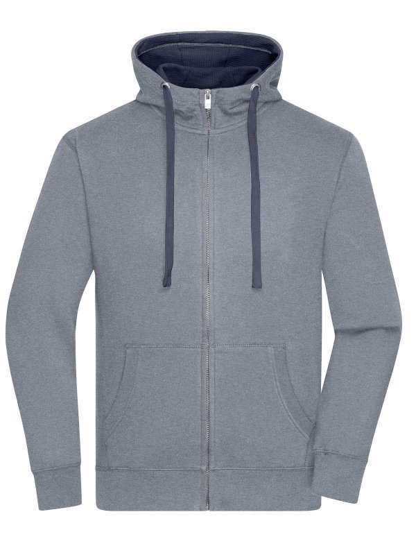 grey melange/navy